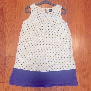 babyGap Blue/White Polka Dot Dress - size 4 toddler